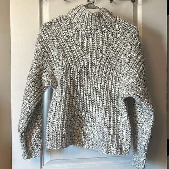 express metallic sweater